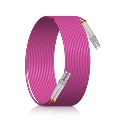 Cable de Fibra Óptica OM4, 10G Gigabit multimodo, LC-LC 1 Metro