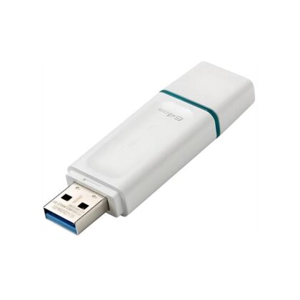 Memoria USB Kingston de 64GB, USB 3.2 Gen 1, Data Traveler Exodia, Blanco