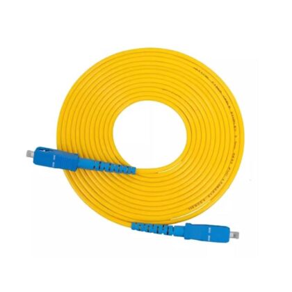 Cable de Fibra Óptica, Fibra única monomodo, SC-SC 2.0, 3 Metro, Amarillo