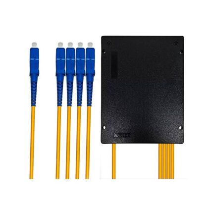 Splitter de Fibra Óptica 1 x 4 SC, módulo, monomodo