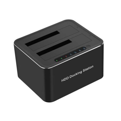 Docking U3.0-HDD-DS, 2 Bahías, USB 3.0 para HDD 2.5 / 3.5 SATA y SSD