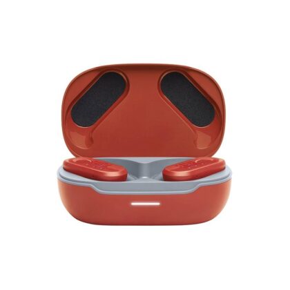 Audifonos JBL Endurance Peak 3, Con estuche de carga, Estéreo, conexión inalámbrica Bluetooth 5.2, IP68, Anaranjado