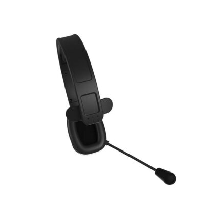 Headset KplipXtreme VoxCom, Monoaural, conexión inalámbrica dual compatible con Bluetooth y 3.5mm, micrófono HD Cardioide, Negro