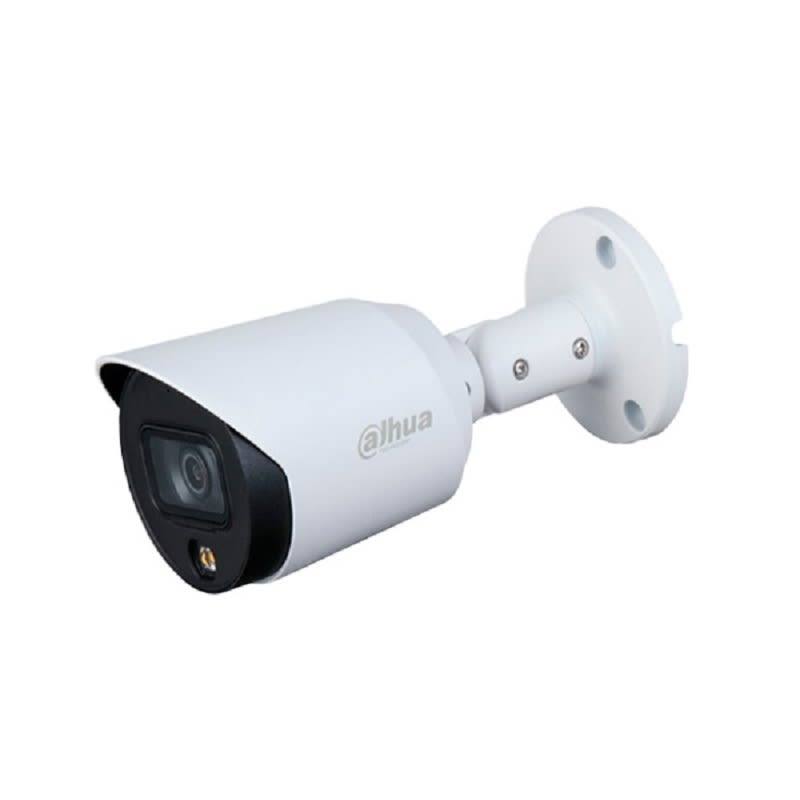 Cámara Bullet DAHUA CVI/CVBS/AHD/TVI, 2.8mm, 8MP 4K, IR 20m, Full Color, Micrófono, IP67 Weatherproof, Metálica