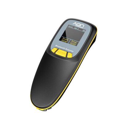 Lector de codigo de barra y QR portátil AON, MS-155 2D, conexión inalámbrica 2.4G y Bluetooth, Negro