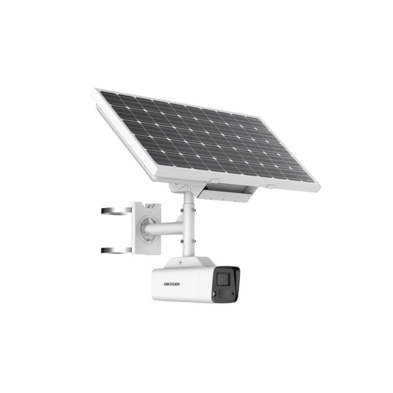 Camara IP Bullet Hikvision, 4mm, 4MP, IR 30m, Solar, 4G, Color Vu, Audio bidireccional, IP67 Weatherproof, Metal