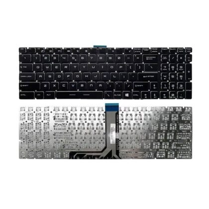 Teclado para MSI GP65 Leopard 9SD 9SE 10SDK 10SEK, Sin retroiluminación, Inglés