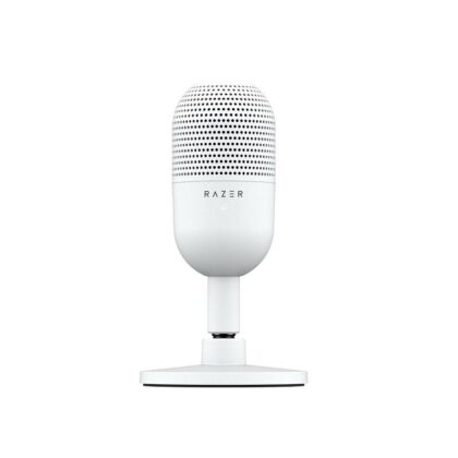 Micrófono Profesional Razer Seiren V3 Mini, Conexión USB Plug & play, color Blanco