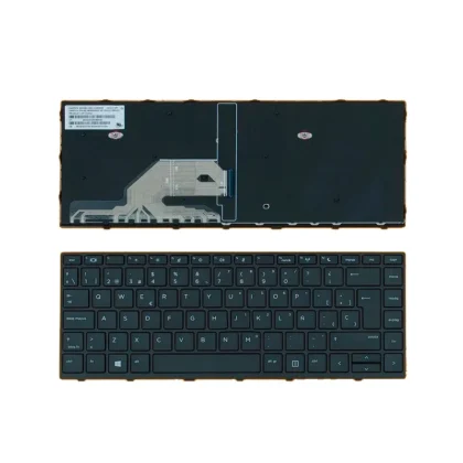 Teclado para HP Probook 430 G5 440 G5 445 G5, Sin retroiluminación, marco negro, Español