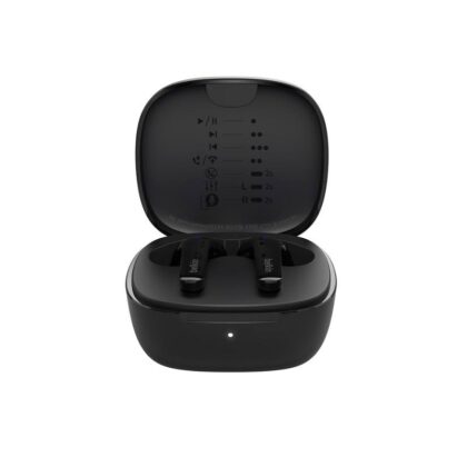 Audifonos Belkin SoundForm Motion, Con estuche de carga, conexión inalámbrica Bluetooth.