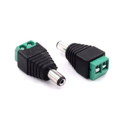 Conector DC Macho Para CCTV