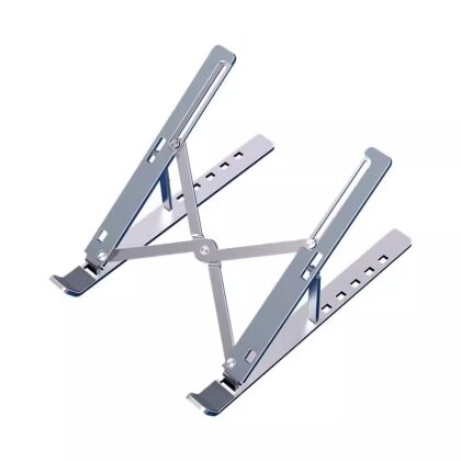 Base T-VISION N3, diseño plegable para Tablets y Laptops de hasta 15.6", color Plateado