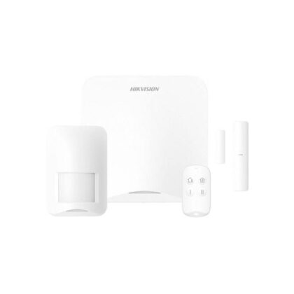 Kit Sistema de Alarma Inalámbrica Hikvision Ax Home, Hasta 16 Zonas, Conexión Wi-Fi (2.4 GHz) y LAN