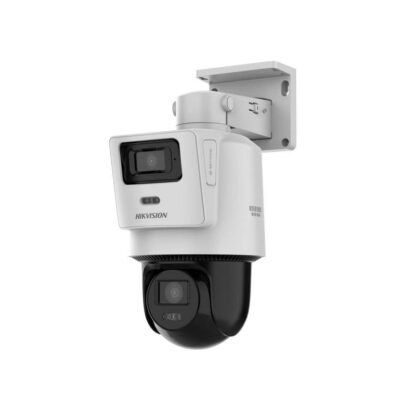 Cámara PT IP Hikvision, Poe, 4MP, 2.8/8mm, IR 30m, TandemVu, hasta 512GB Micro SD, IP66, Plástico
