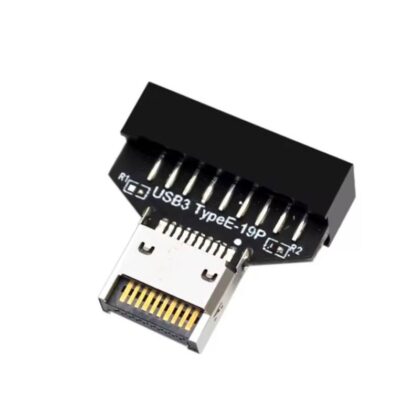 Adaptador extensión USB 3.2 tipo E de 20 pines a USB 19 pines para chasis frontal USB tipo A tipo C para placa base de escritorio