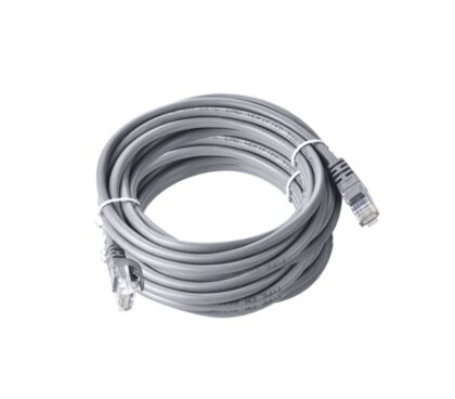 Cable UTP Cat6 T-VISION, 10 Metros, Color Gris, Pass Fluke, 7x0.2mm