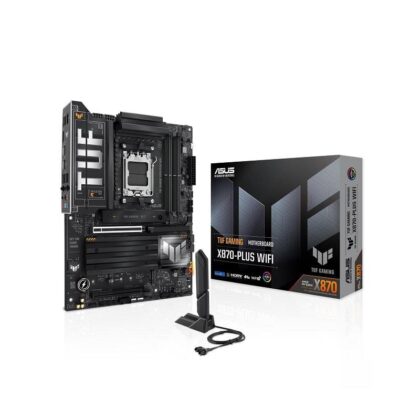 Tarjeta Madre ASUS TUF GAMING X870 PLUS WIFI, AMD AM5 RZ series 9000, DDR5 4400Mhz, PCIe 5.0, SATA 6, HDMI, ATX