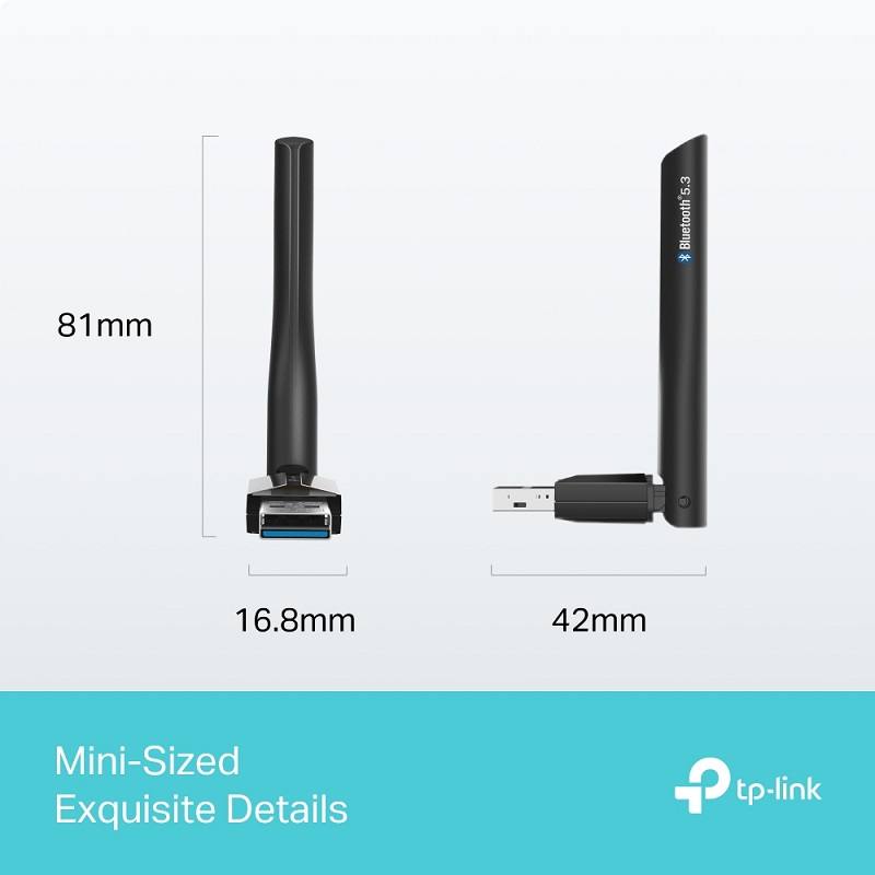 Adaptador USB TP-LINK UB500 Plus Bluetooth 5.3 de largo alcance