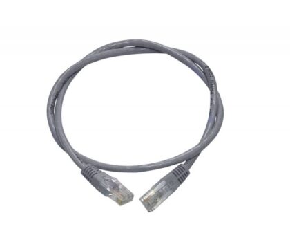 Cable UTP Cat6 T-VISION, 1 Metro, Color Gris, Pass Fluke, 7x0.2mm