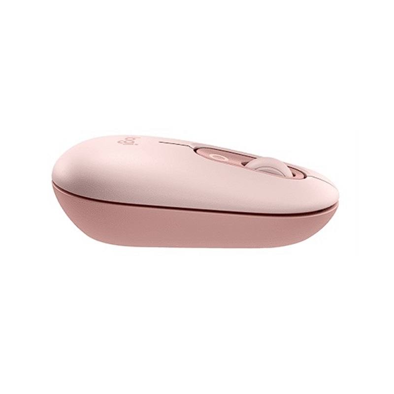 Combo Teclado y Mouse Inalámbrico, LOGITECH POP ICON, Interfaz Bluetooth, Español, Rosado