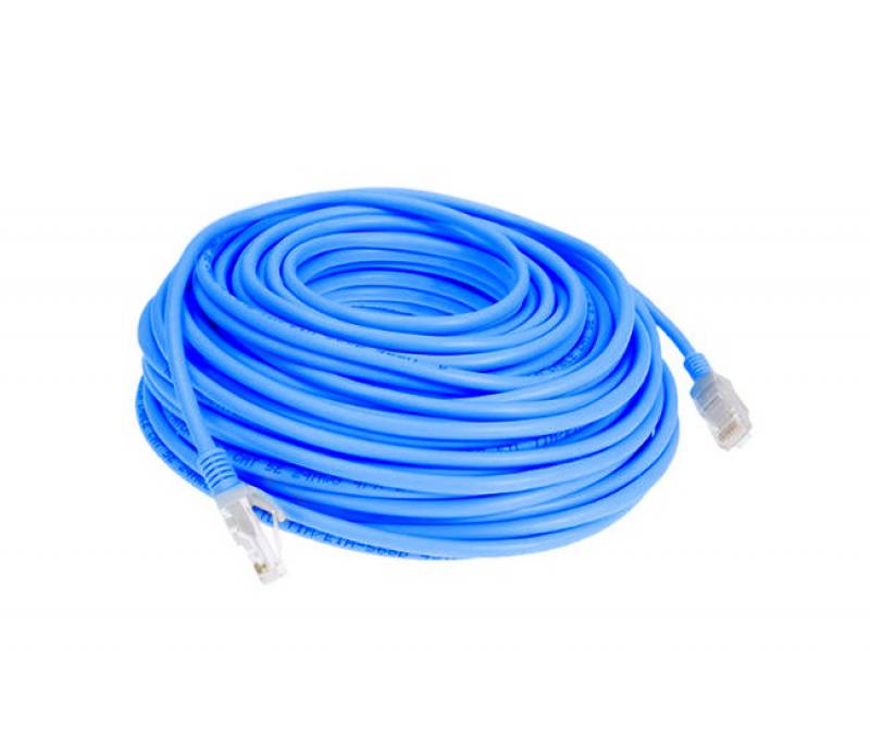 Cable UTP Cat6 T-VISION, 20 Metros, Color Azul, Pass Fluke, 7x0.2mm