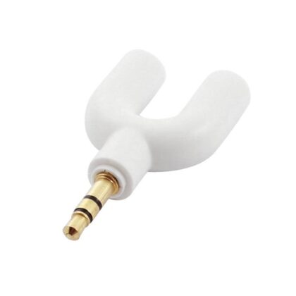 Adaptador de audio 3.5mm Macho a dual DC 3.5mm Hembra, 1x Micrófono, 1x audfono