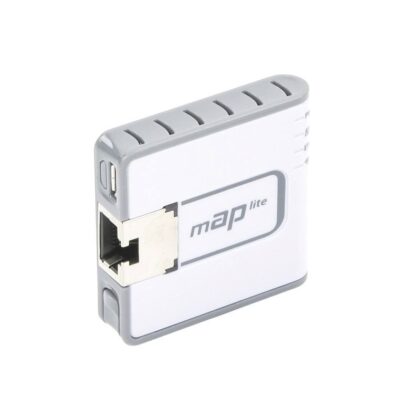 Micro Access Point MIKROTIK mAP lite, cadena dual de 2,4 GHz, CPU de 650MHz, 64MB RAM, 1 puerto Ethernet, 1 entrada PoE, Micro USB