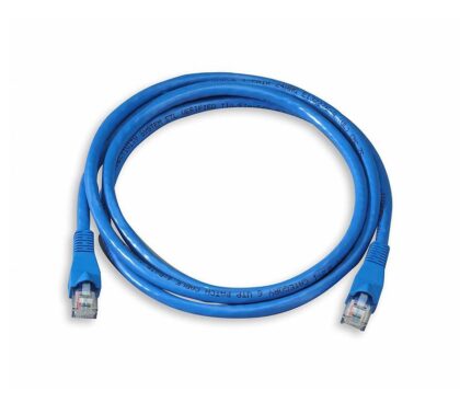 Cable UTP Cat6 T-VISION, 2 Metros, Color Azul, Pass Fluke, 7x0.2mm