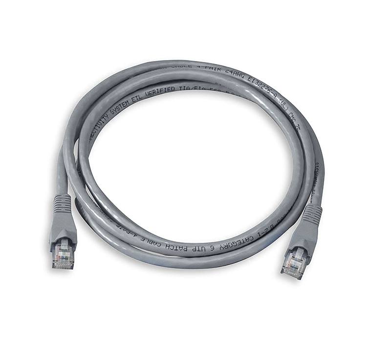 Cable UTP Cat6 T-VISION, 2 Metros, Color Gris, Pass Fluke, 7x0.2mm