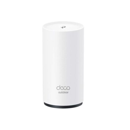 Router Inalambrico TP-Link DECO X50-Outdoor, Wi-Fi 6 Mesh AI AX3000 Dual Band, 574Mbps 2.4GHz y 2402Mbps 5GHz, (1-pack)