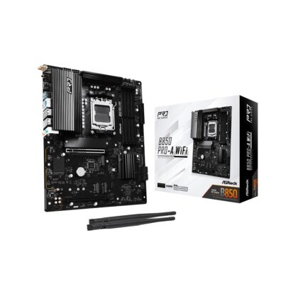 Tarjeta Madre ASROCK B850 Pro A WiFi, AMD AM5 Series 9000, DDR5 8000, M.2, HDMI, Wi-Fi 6E, ATX