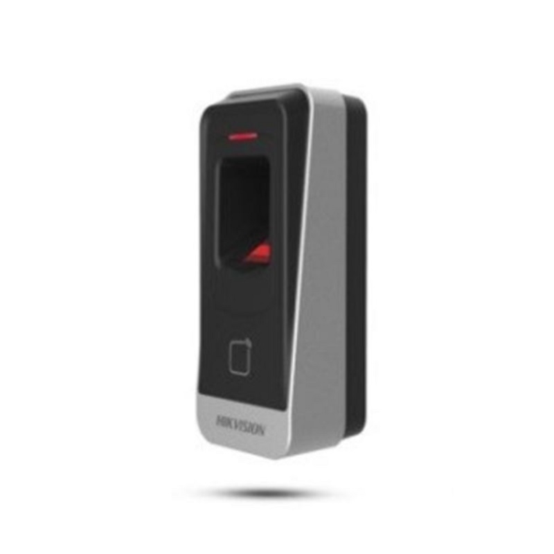 Control de acceso HIKVISION K1201AEF, lector de huellas dactilares y tarjetas EM, IP65, RS-485