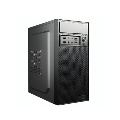 Gabinete CM24KTRA001C, Micro ATX, 2x Audio, U3, Fuente 600W, Color negro