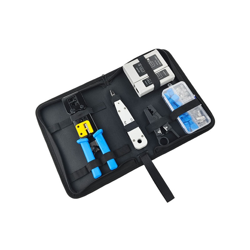 Kit de herramientas para redes MANCOM LQ-TZTK01-7 de 7 Piezas con estuche