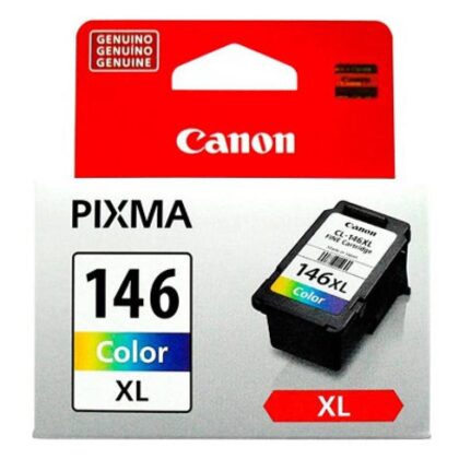 Cartucho de Tinta Canon 146XL Color, de Rendimiento alto para impresoras PIXMA MG2410, MG2510