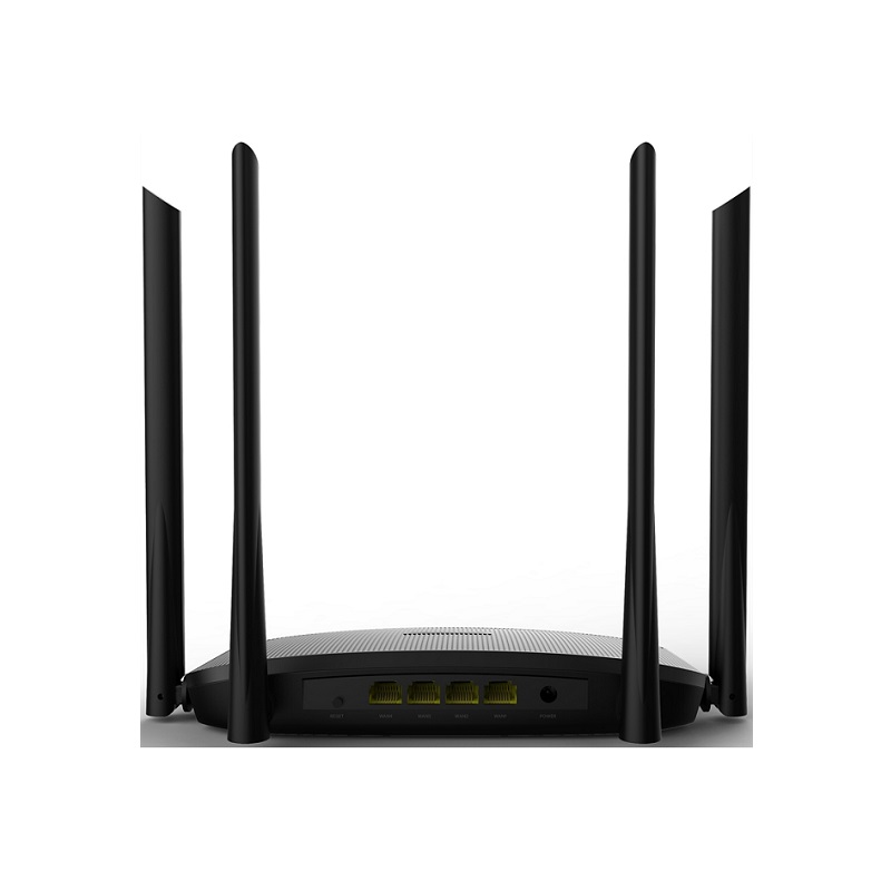 Router Inalámbrico Hikvision DS-3WR12GC, WISP Gigabit, Doble Banda, 3 Puertos LAN + 1 Puerto WAN 10/100/1000Mbps, 4 Antenas Omnidireccional de 5dBi