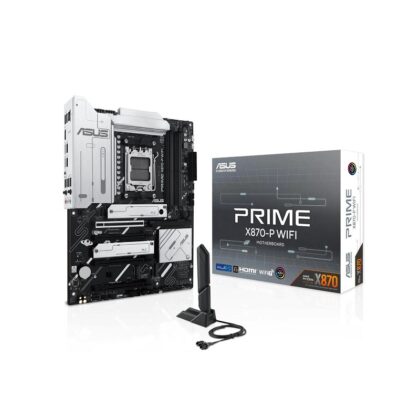 Tarjeta Madre ASUS PRIME X870-P WIFI, AMD Ryzen Serie 9000 AM5, DDR5 8000, PCIe 5.0 M.2, SATA 6Gb/s, HDMI, Lan 2.5Gb, ATX