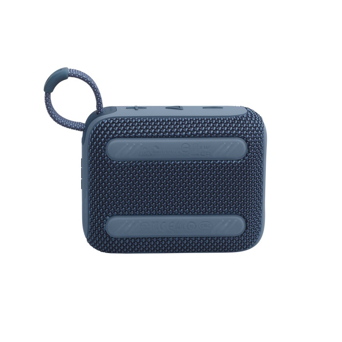 Bocina JBL GO 4 portátil, conexión Bluetooth, resistente al polvo y al agua IP67, color Azul