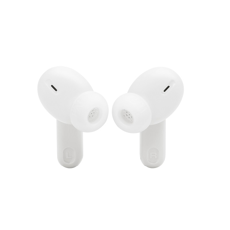 Audifonos JBL Tune Beam 2, Con estuche de carga, Estéreo, conexión inalámbrica Bluetooth 5.3, IP54, Blanco