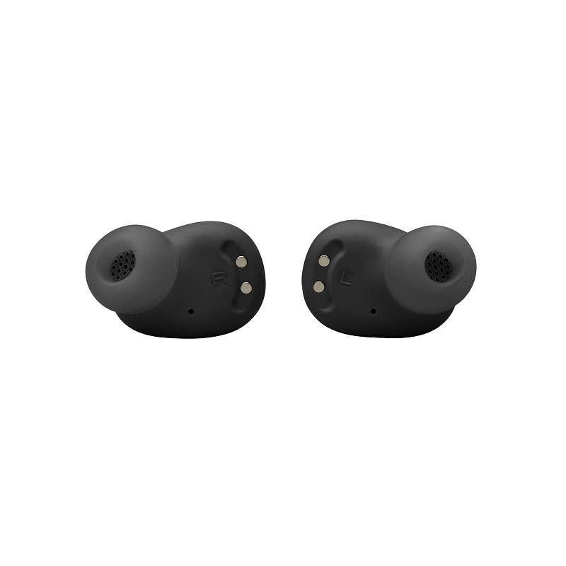 Audífonos JBL Vibe Buds 2, Con estuche de carga, Estéreo, conexión inalámbrica Bluetooth 5.3, IP54, Negro