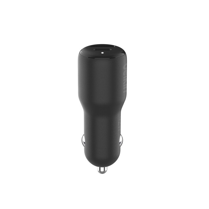 Cargador de Carro BELKIN CCB005BTBK, con puerto USB Tipo C y USB-A, con PPS 42W, Negro
