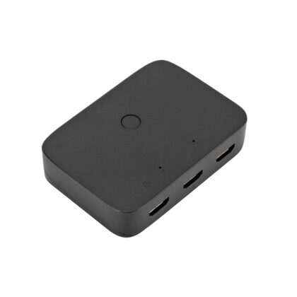 Switch KVM HDMI + USB de 2 puertos, 4K UHD FHD, 30Hz
