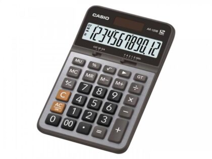 Calculadora de Escritorio Casio AX-120B Comp de 12 digitos MGN Utilidad