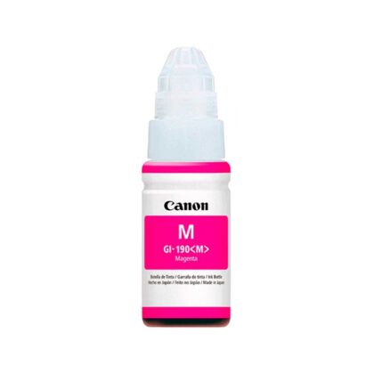 Botella de tinta Canon GI-190 Magenta 70ml, para PIXMA G3100, G2100, G1100