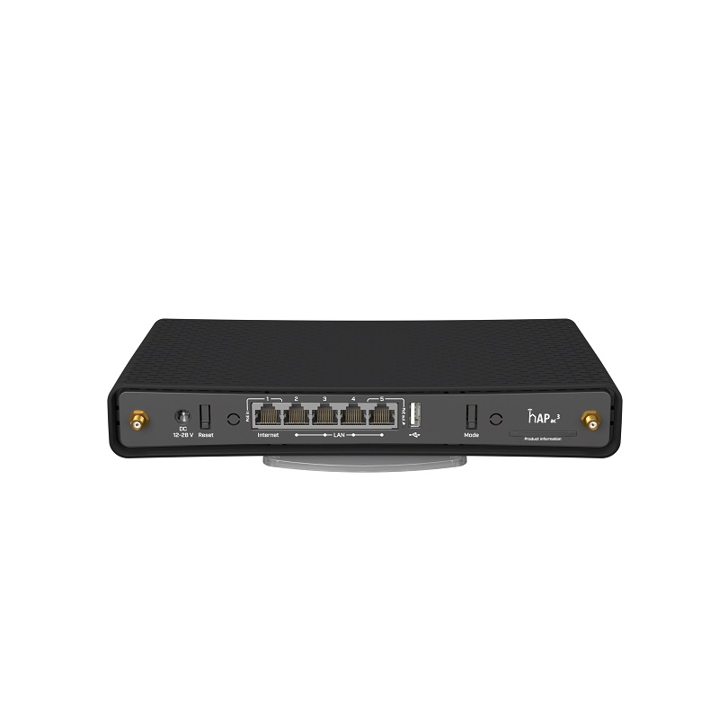Router AP Wifi HAP ac3 MIKROTIK RBD53iG, CPU 896MHZ, 256MB RAM, 5 Puertos Gigabit, 2,4GHz y 5GHz