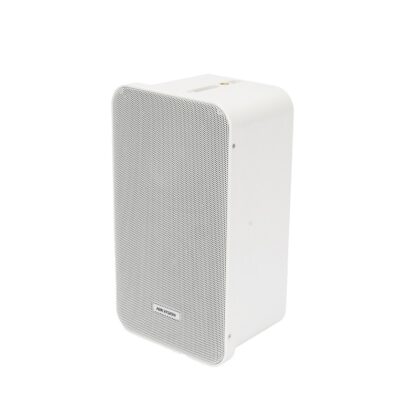 Altavoz Analógico HIKVISION, Tipo columna, 20 Watts, 100V, Rejilla de Metal, IP66, Color Blanco