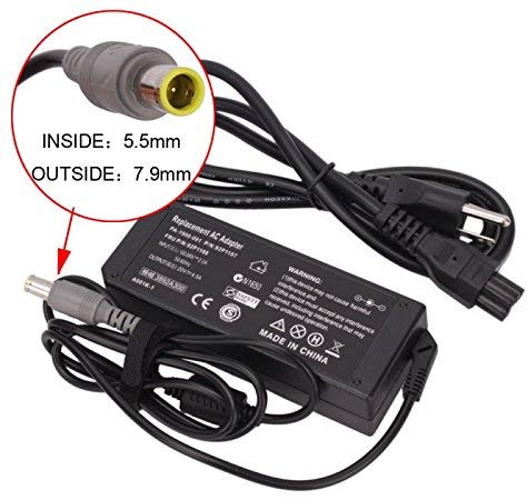 CargadorGenerico T-VISION para portatiles Lenovo 20V4.5A, 7.9x5.5mm Punta redonda