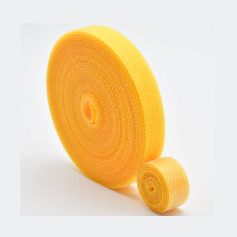 Cinta de velcro 5M (5000 x 12mm) color Amarillo