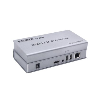 Extensor HDMI Por RJ45 Activo 5V1A, Cat6 Hasta 200 Metros