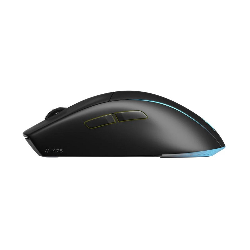 Raton Gaming CORSAIR M75 Inalambrico, RGB, 7 botones, 26,000 DPI, Color Negro